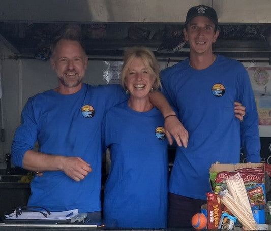 Team shirts for Kynance Camping