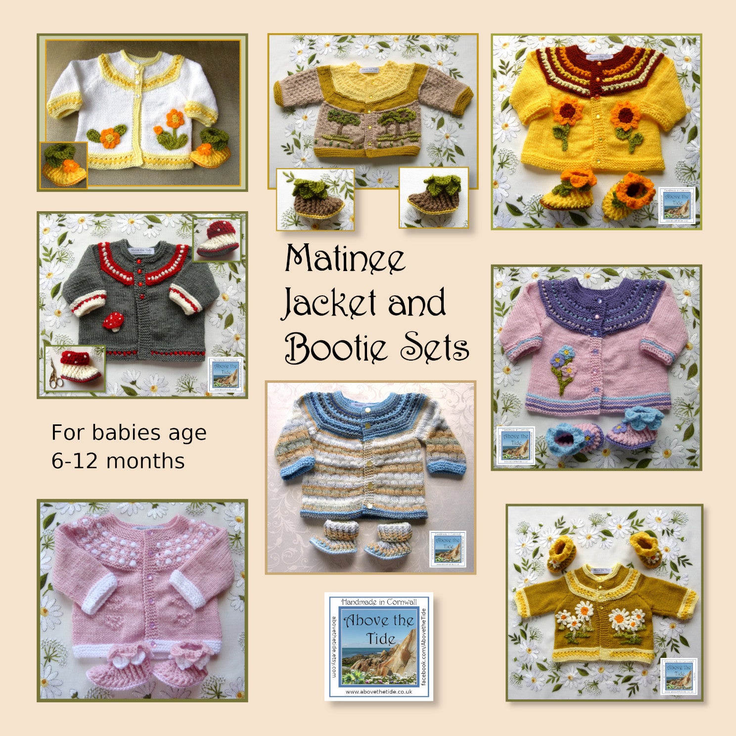 Hand knitted baby matinee jackets sales