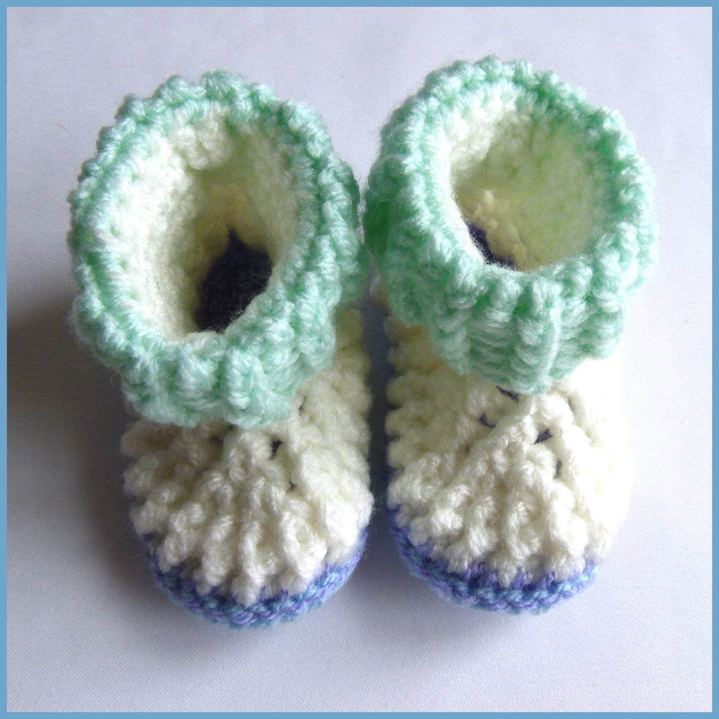 Pastel Shades Matinee Jacket and Bootie Set