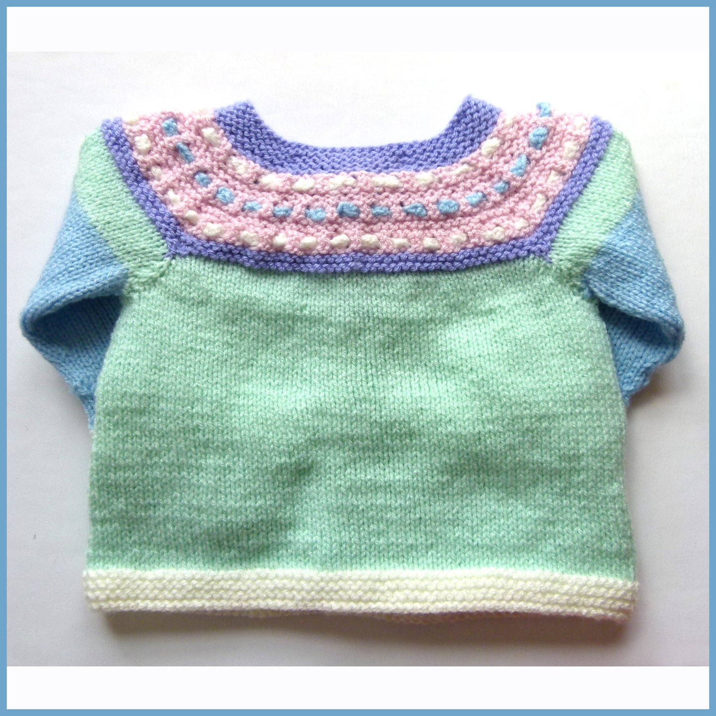 Pastel Shades Matinee Jacket and Bootie Set