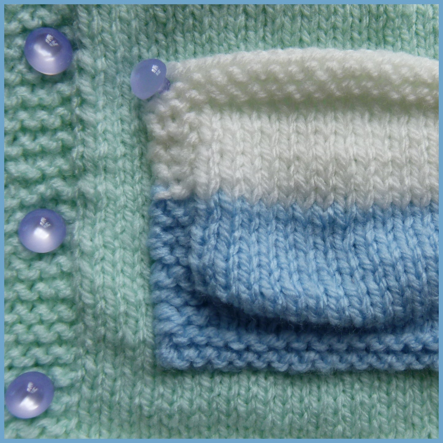 Pastel Shades Matinee Jacket and Bootie Set