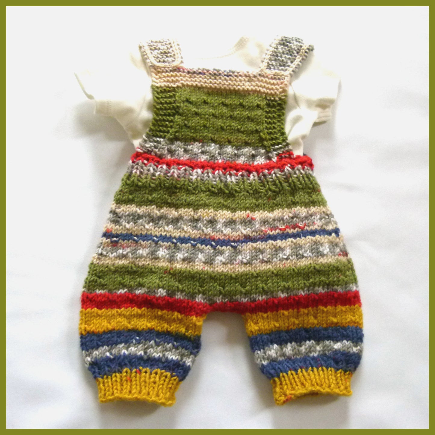 Countryside Baby Dungarees and Baby Bodysuit