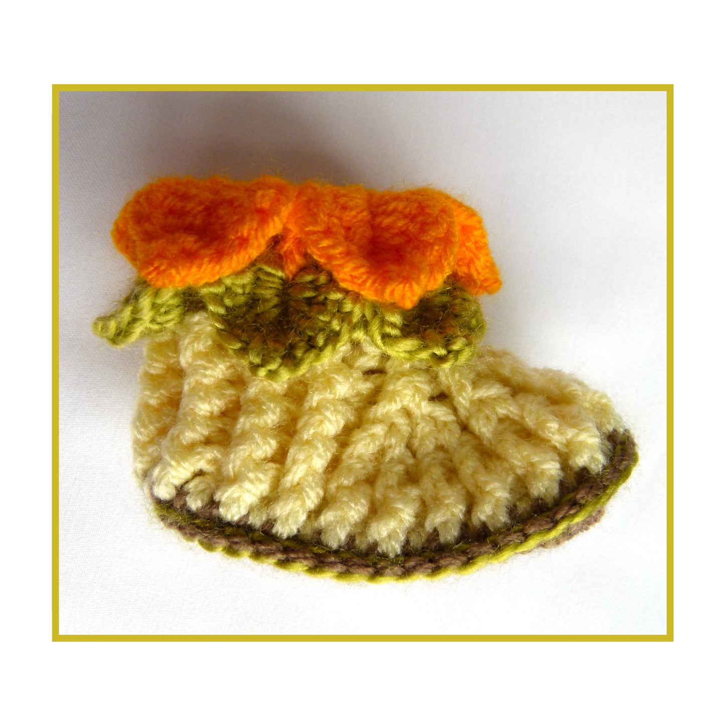 Hand-Crocheted Baby Booties