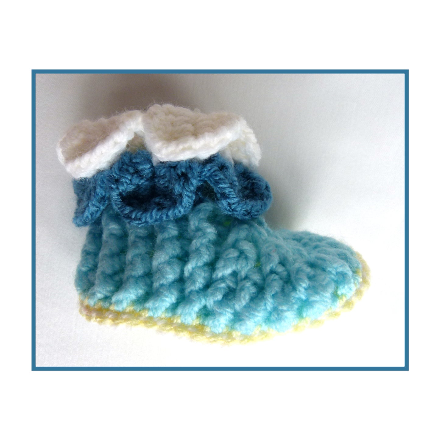 Hand-Crocheted Baby Booties