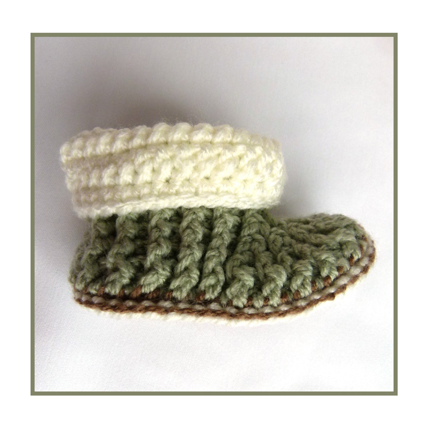 Hand-Crocheted Baby Booties