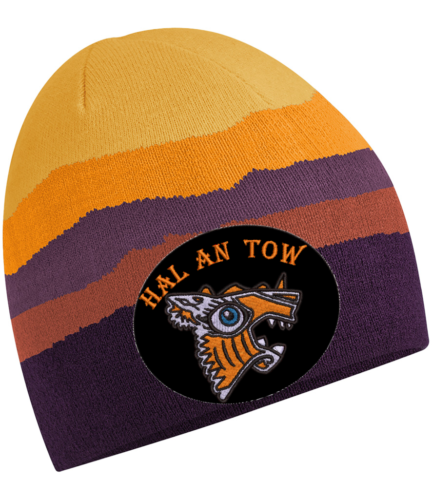 Festival Beanie embroidered with the Hal An Tow Dragon