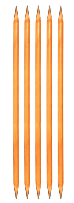 Knitting Needles - double ended - pack of 5 - 4mm - 15cm long