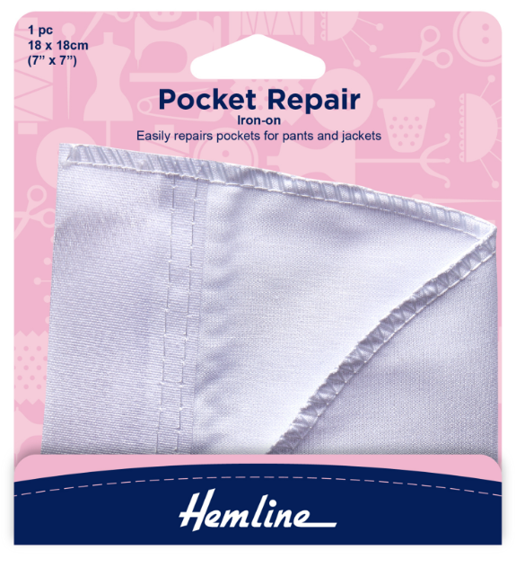 Pocket Repair for trousers, jackets etc - 100% cotton