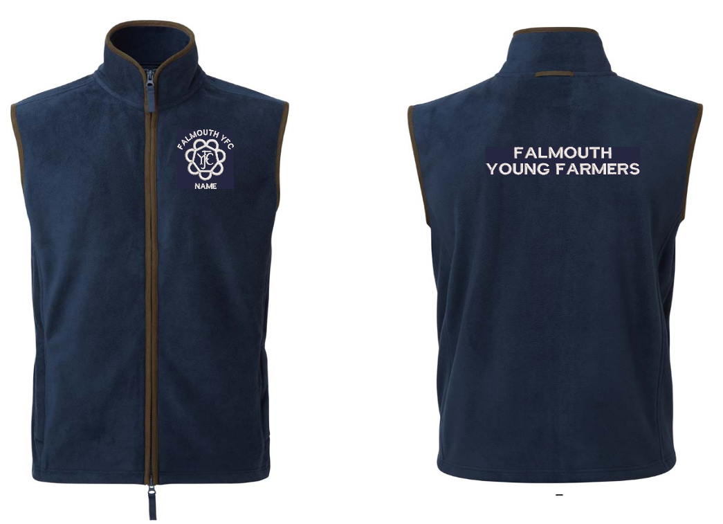 Falmouth Young Farmers Artisan Fleece Bodywarmer