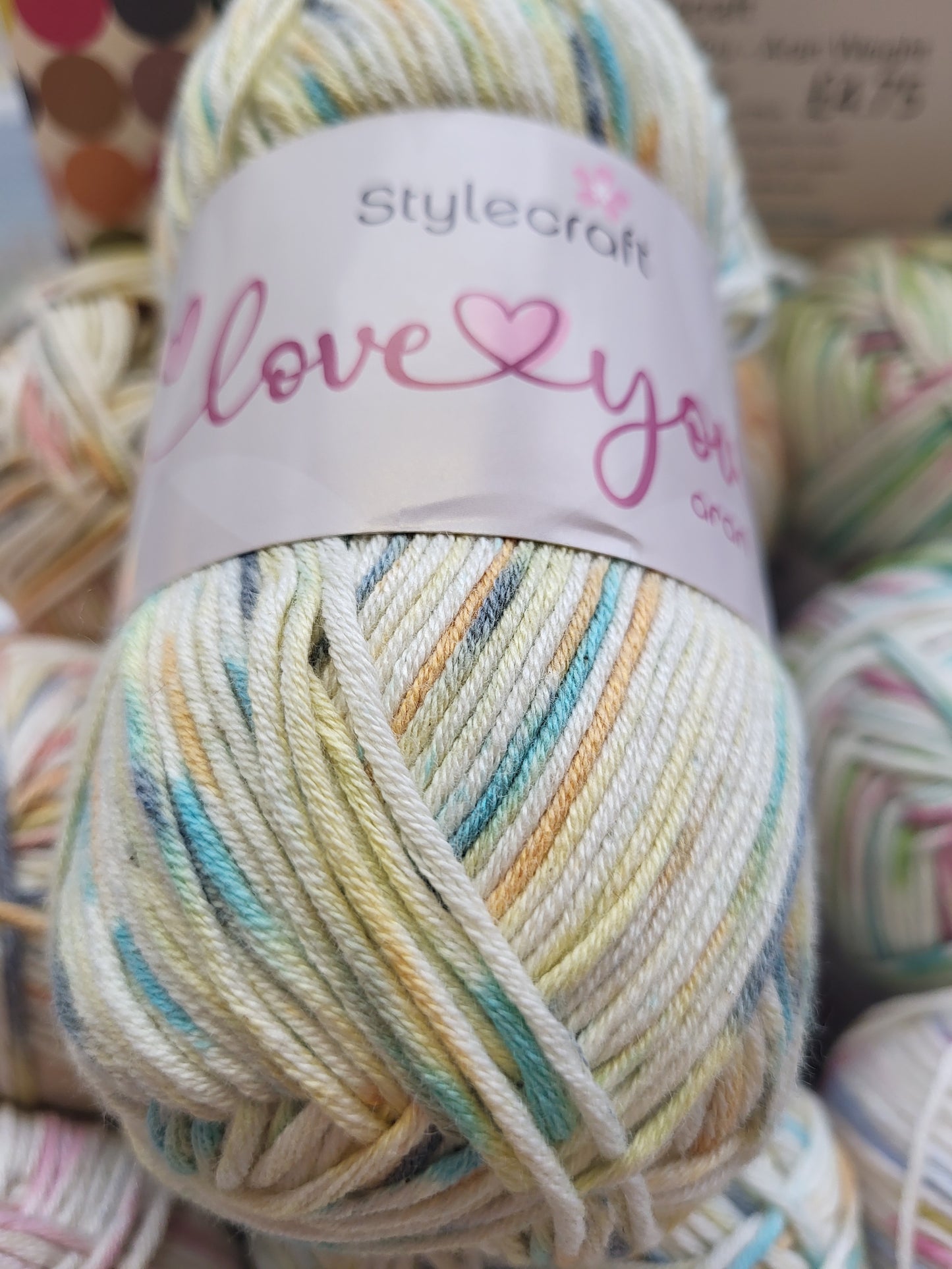 Love You Aran Weight Cotton - shade Cuddle 3772