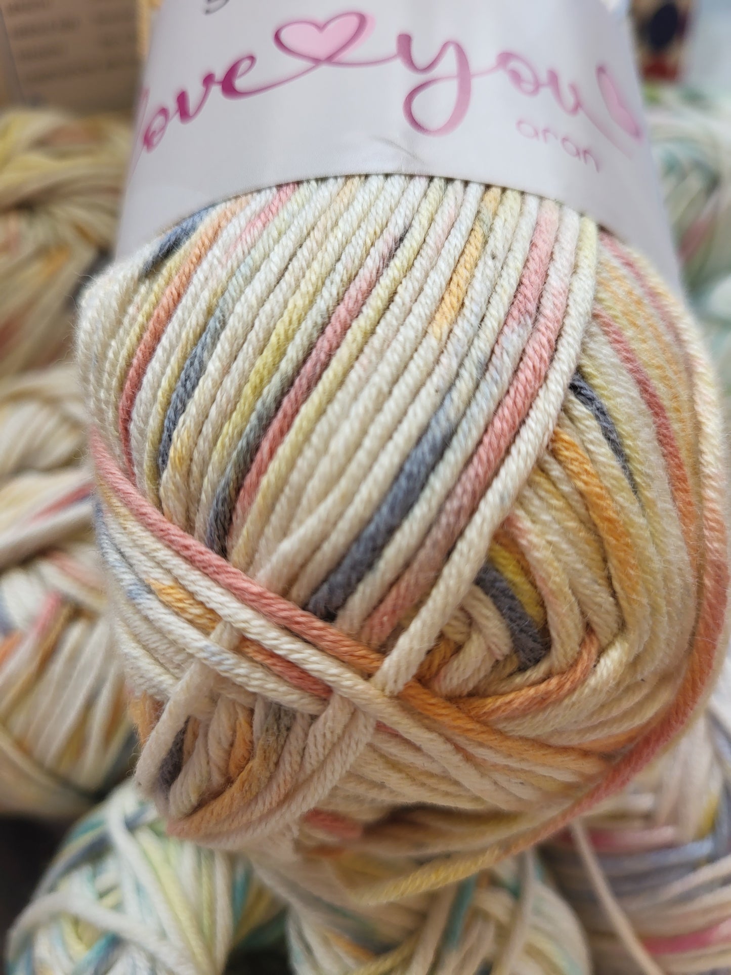Love You Aran Weight Cotton - shade Cherish 3776