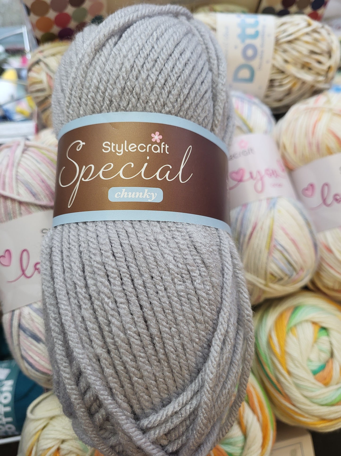 Special Chunky yarn - Silver 1203 - 100g