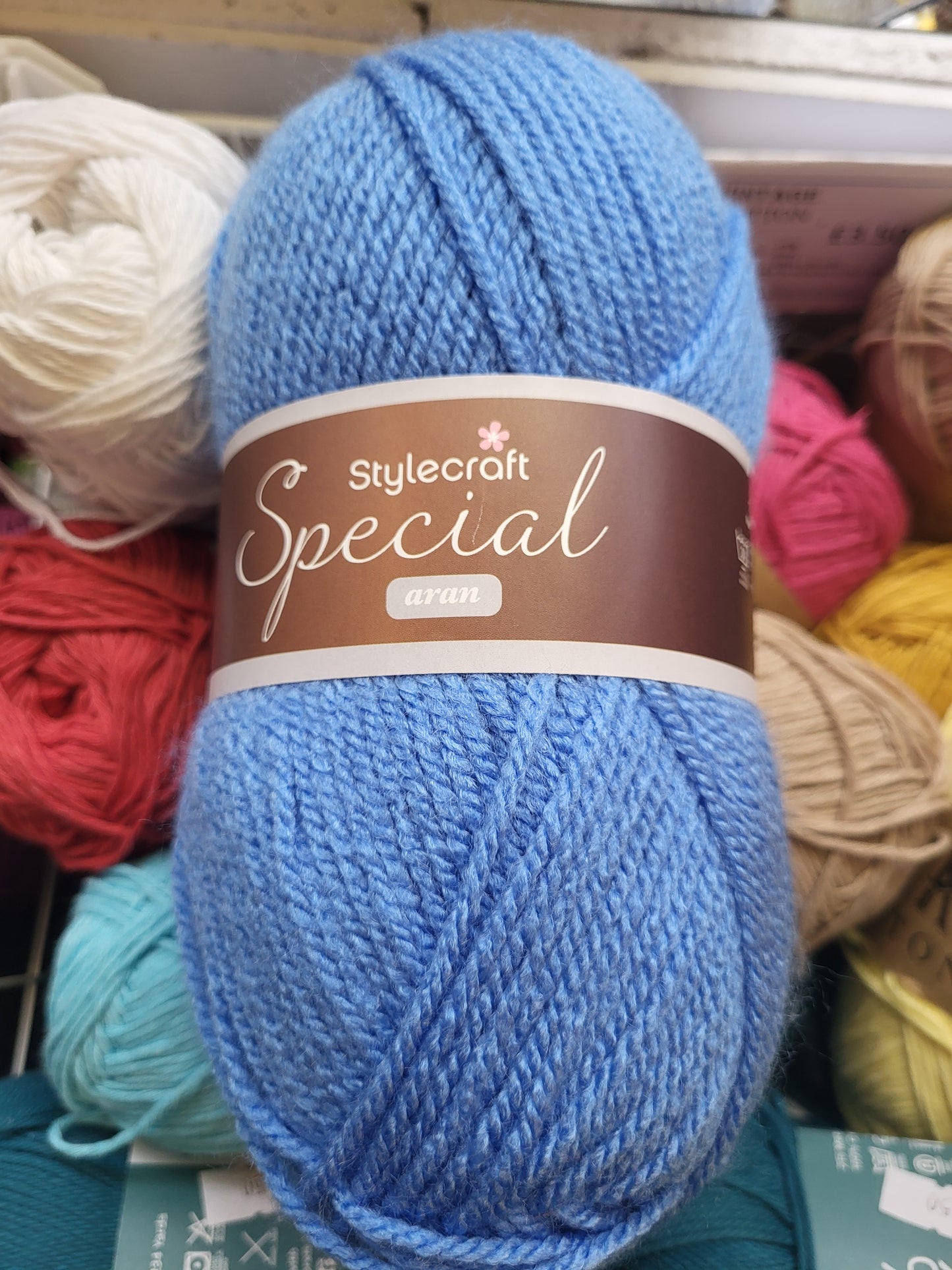 Special Aran yarn - shade Aster 1003
