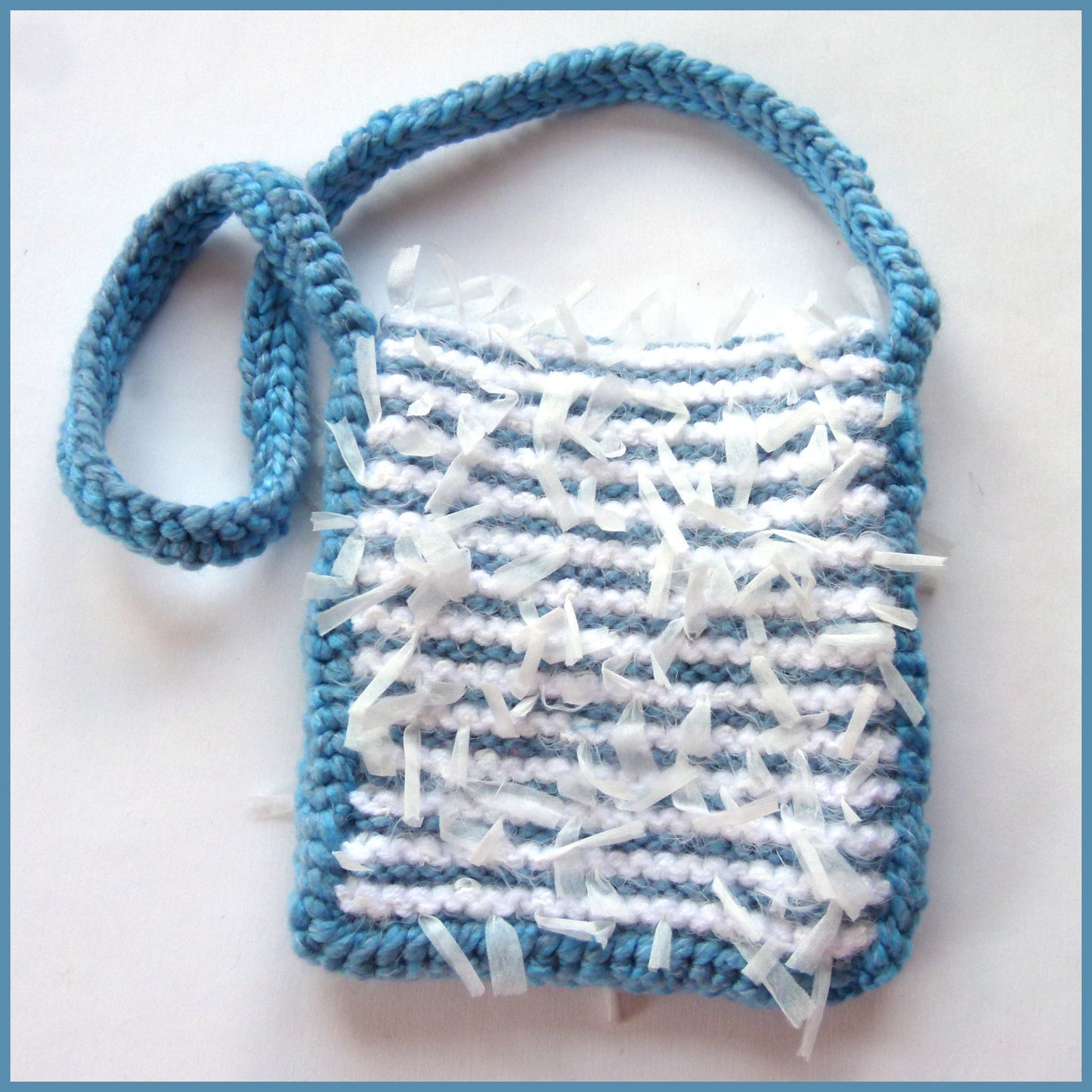 Handmade Seaspray Textile Shoulder Bag