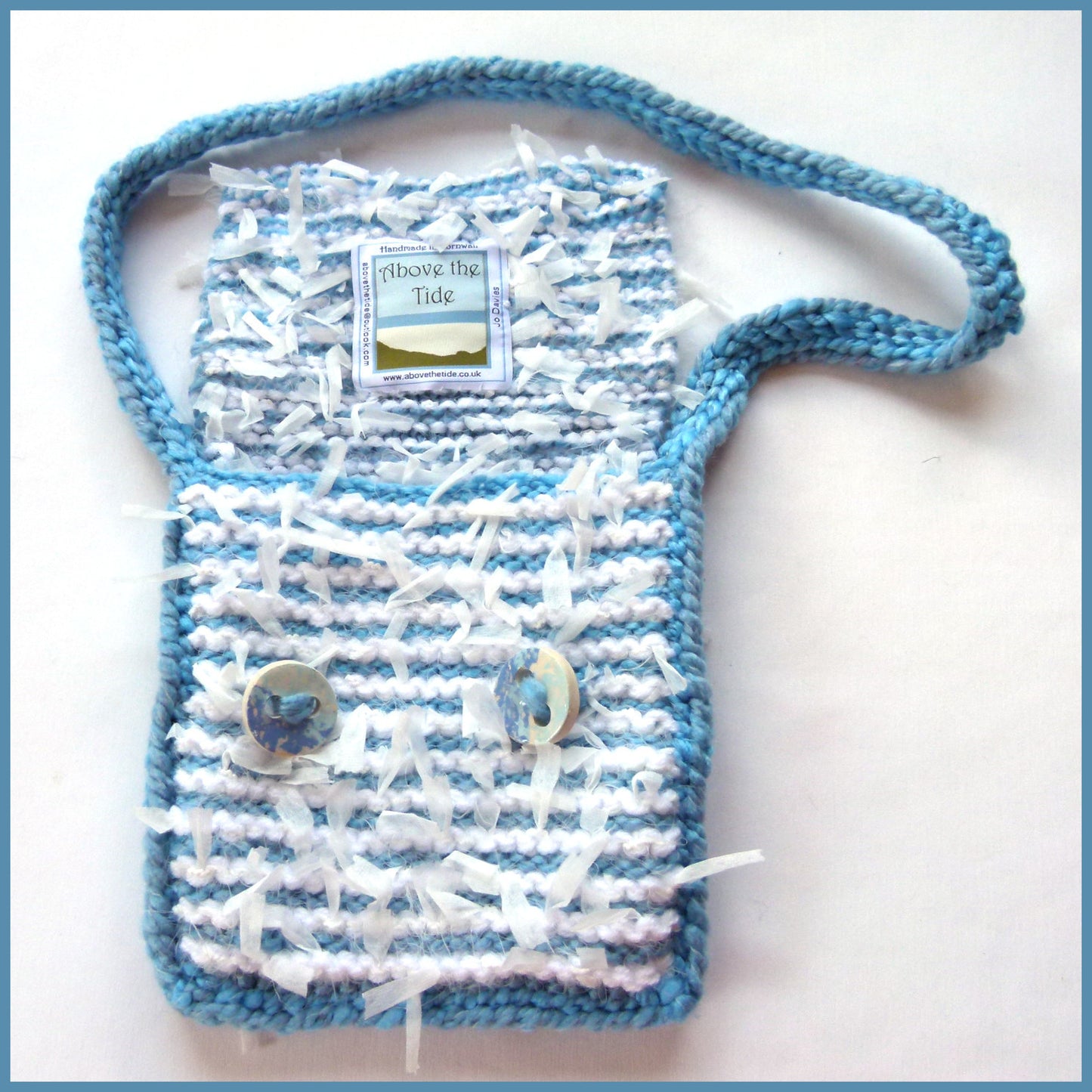 Handmade Seaspray Textile Shoulder Bag