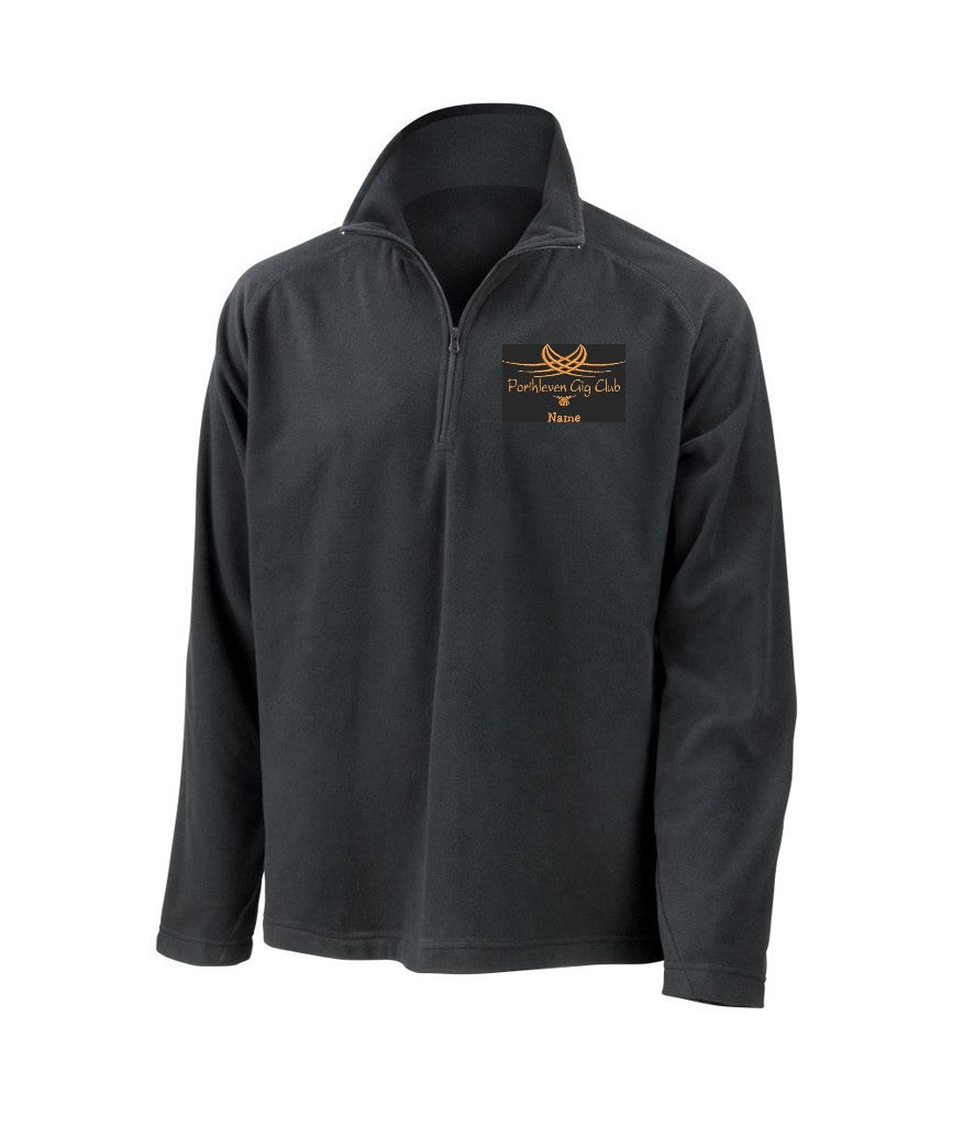 Porthleven Gig Club Fleece - zip neck