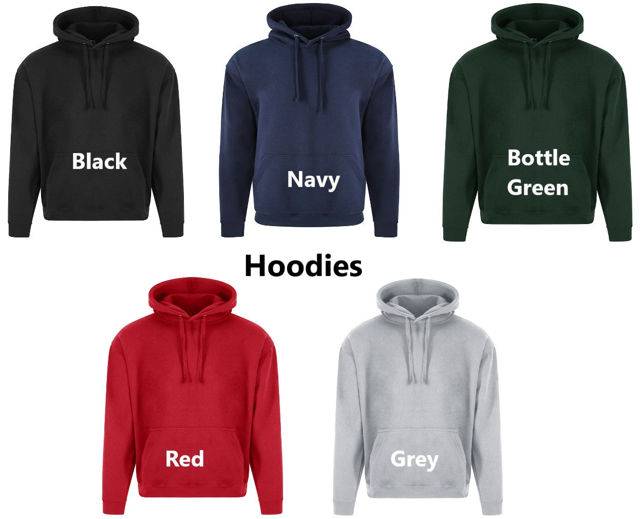 Workwear Bundle with 5 polo shirts, 2 hoodies & 1 soft shell jacket