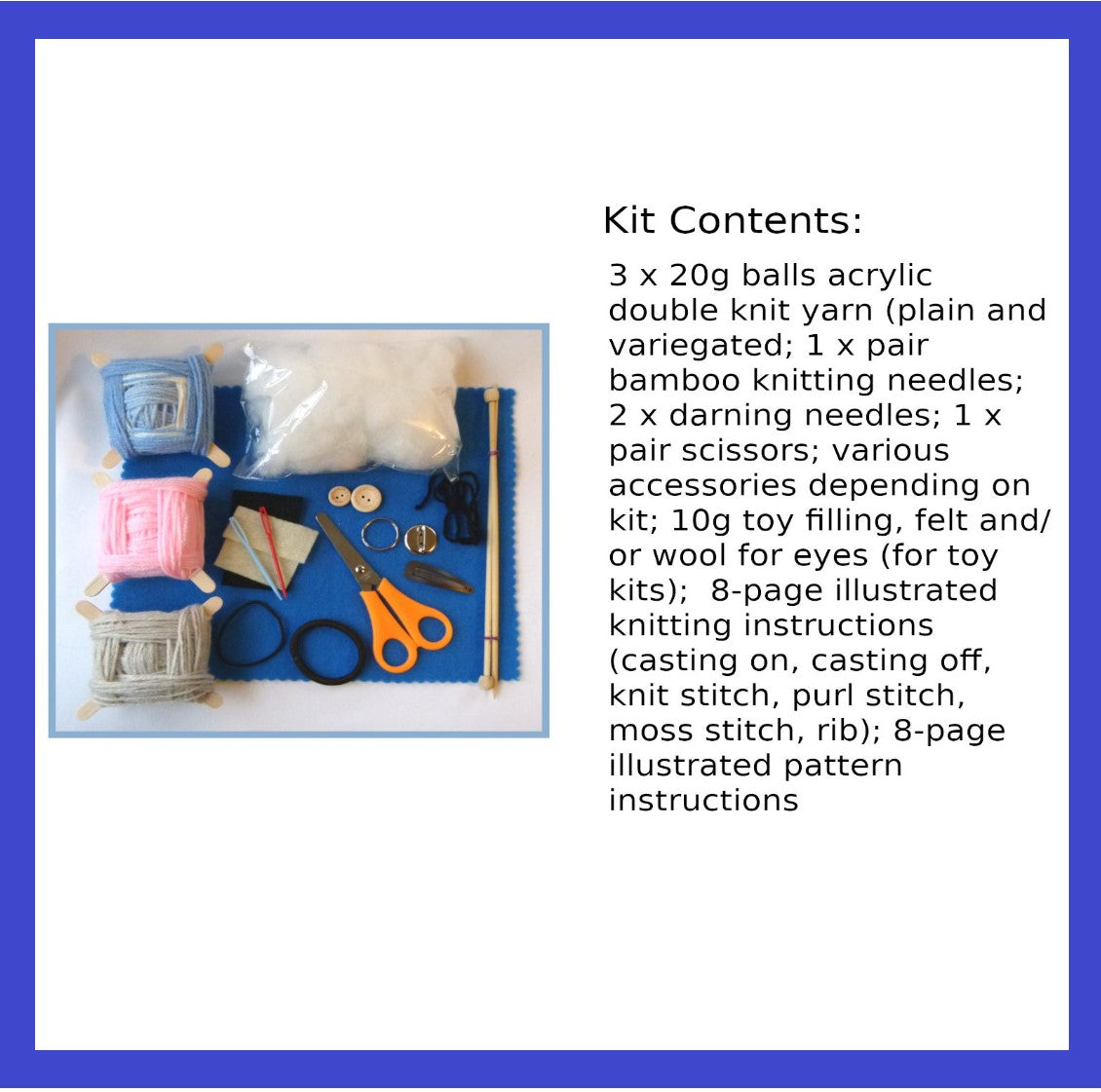 Newly Knitting Kit 5 - Pom Pom Gonk