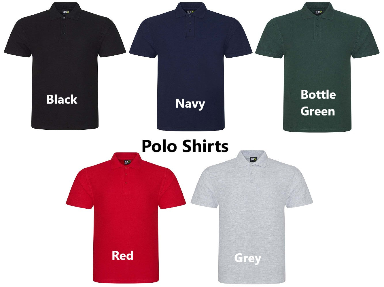 Workwear Bundle with 5 polo shirts, 2 hoodies & 1 soft shell jacket