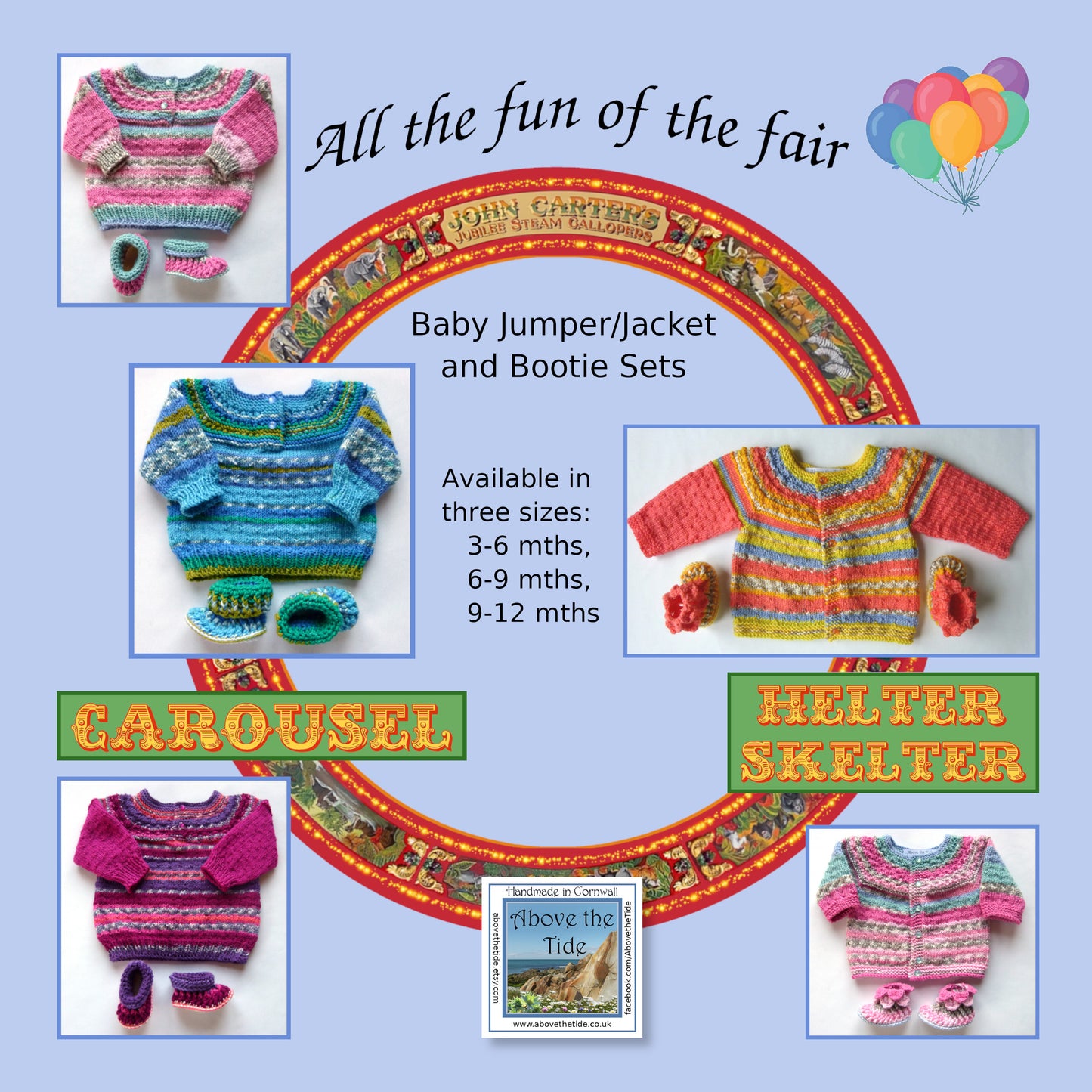All The Fun Of The Fair - Matinee Jacket & Bootie Sets