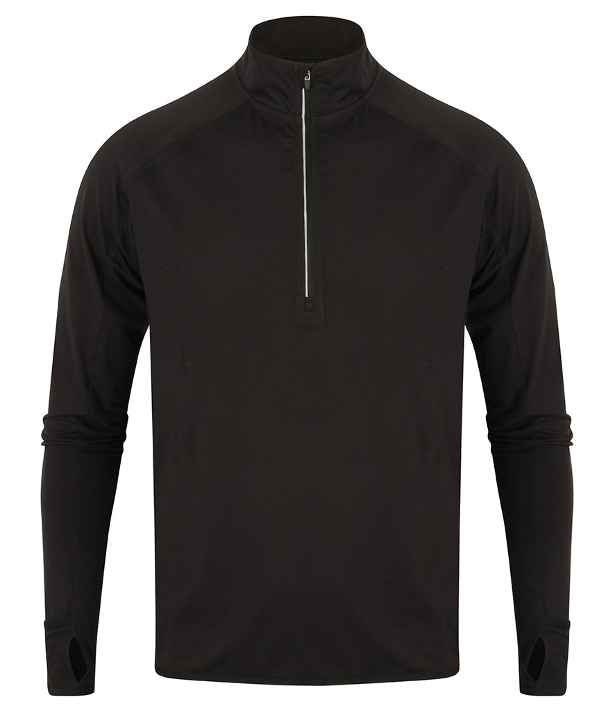 Portreath Gig Club Midlayer zip neck training top