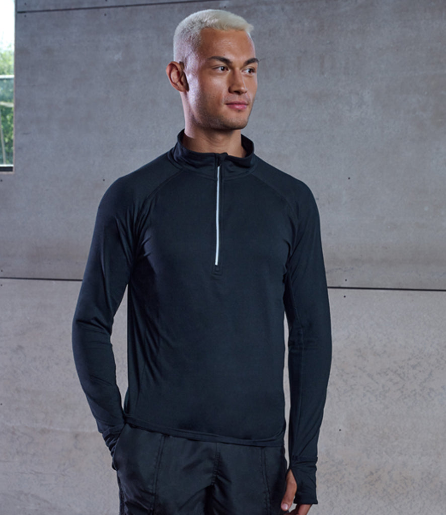 Portreath Gig Club Midlayer zip neck training top