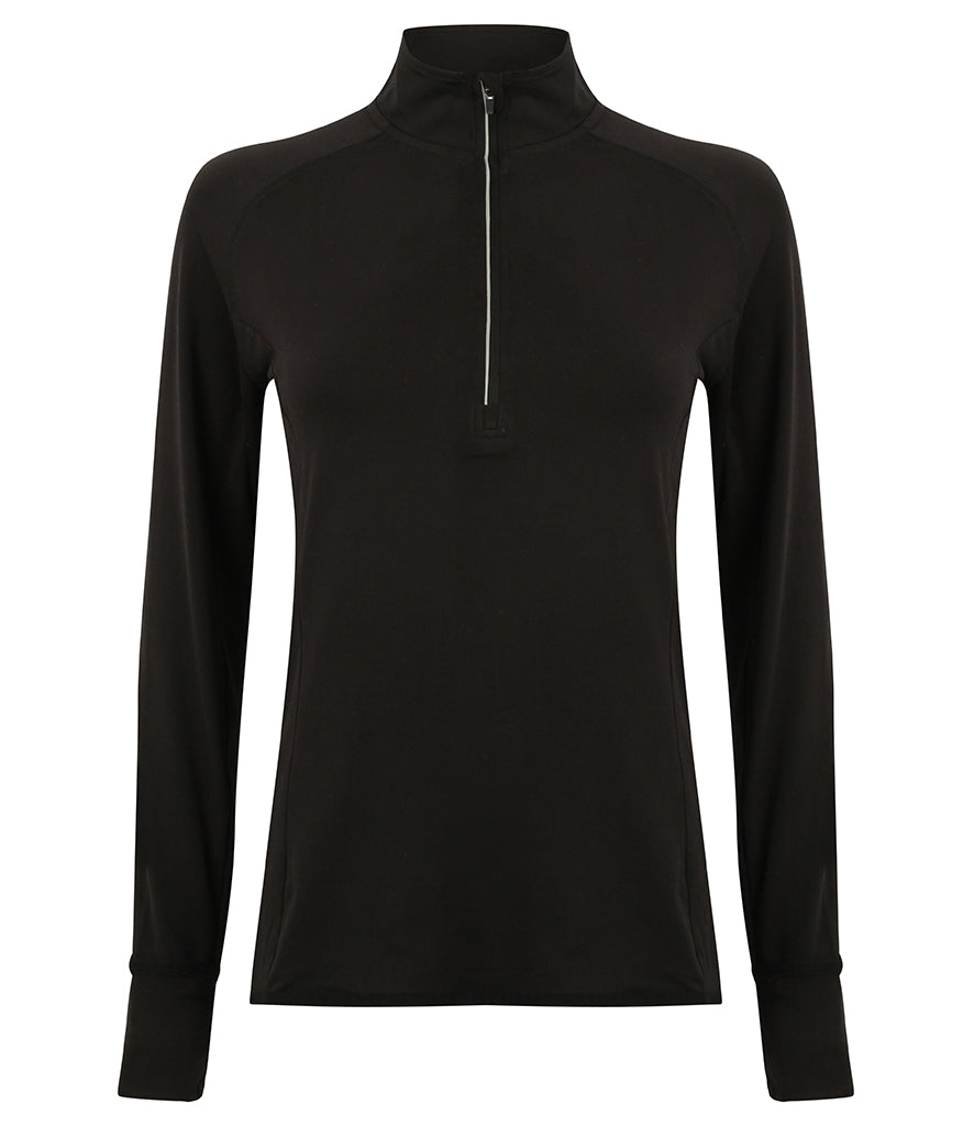 Portreath Gig Club Midlayer zip neck training top