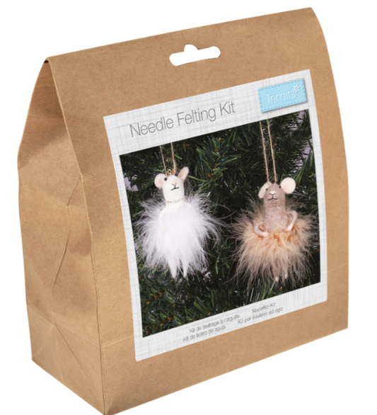Needle Felting Kit - Fairy Duo