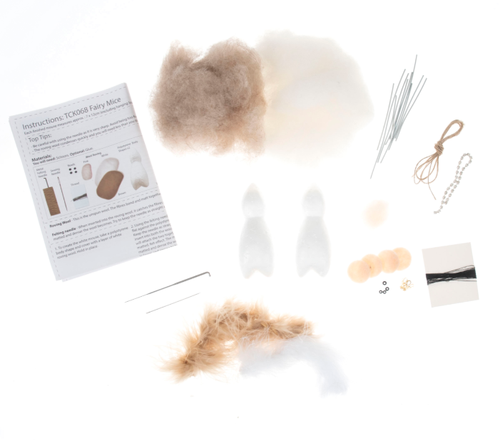 Needle Felting Kit - Fairy Duo