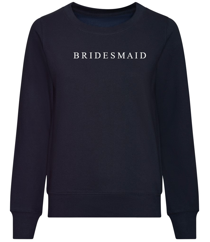 Stylish Bride Tribe Embroidered Sweatshirts