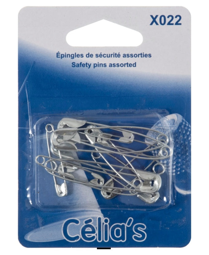 Safety Pins assorted pack