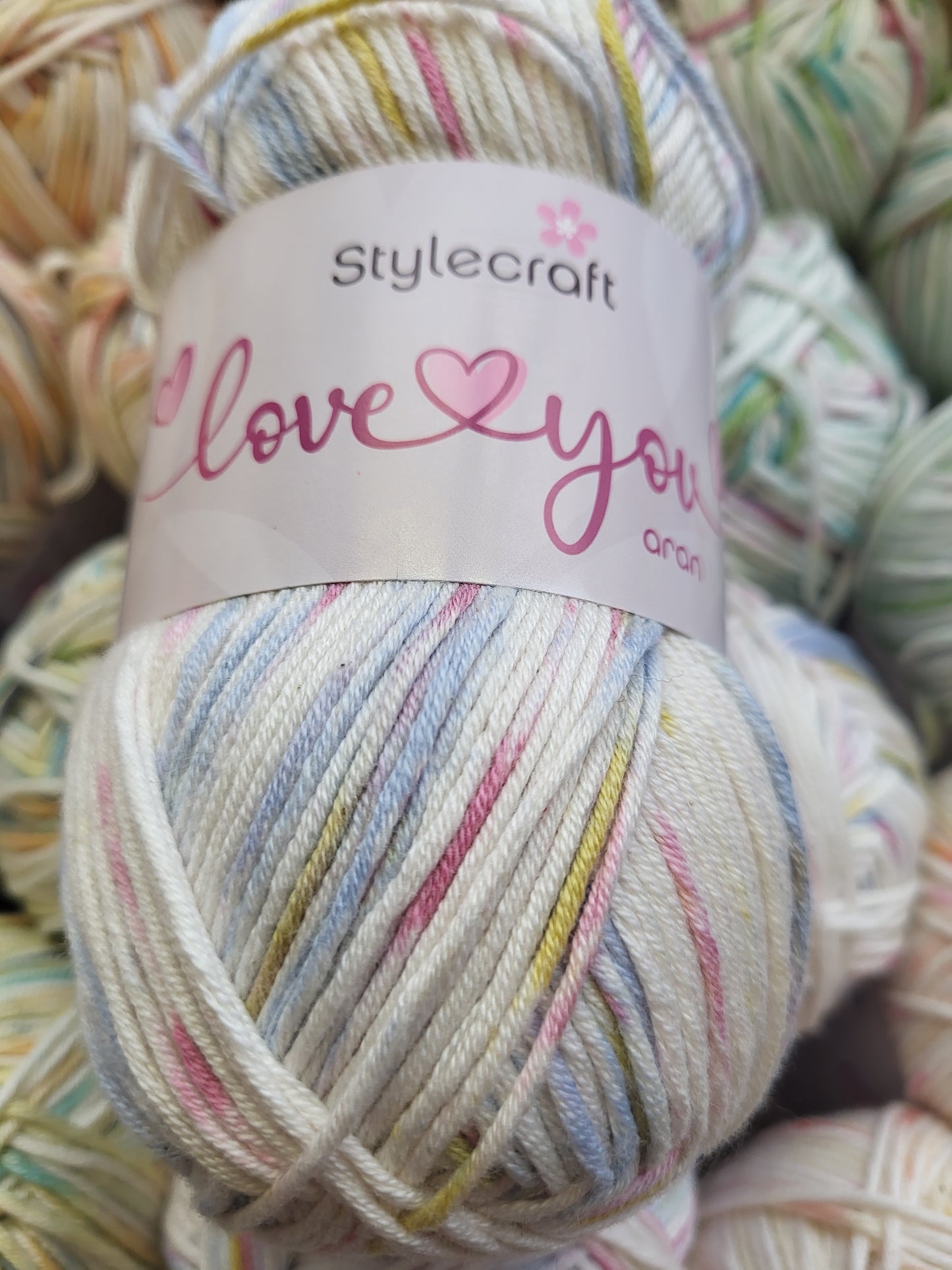 Love You Aran Weight Cotton - shade Sweetheart 3771