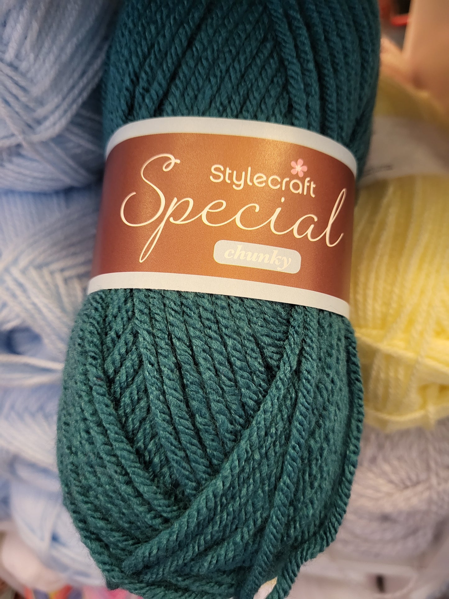 Special Chunky yarn - Teal 1062 - 100g
