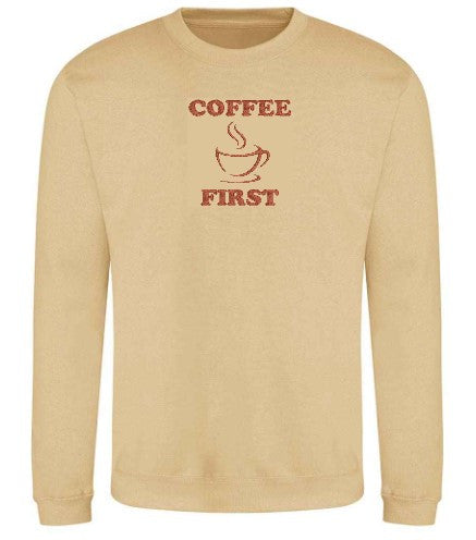 Coffee First Sweater