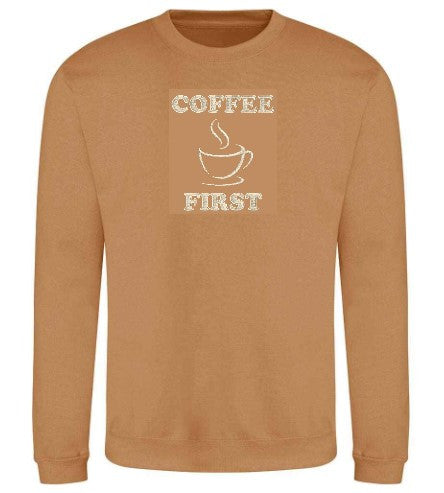Coffee First Sweater